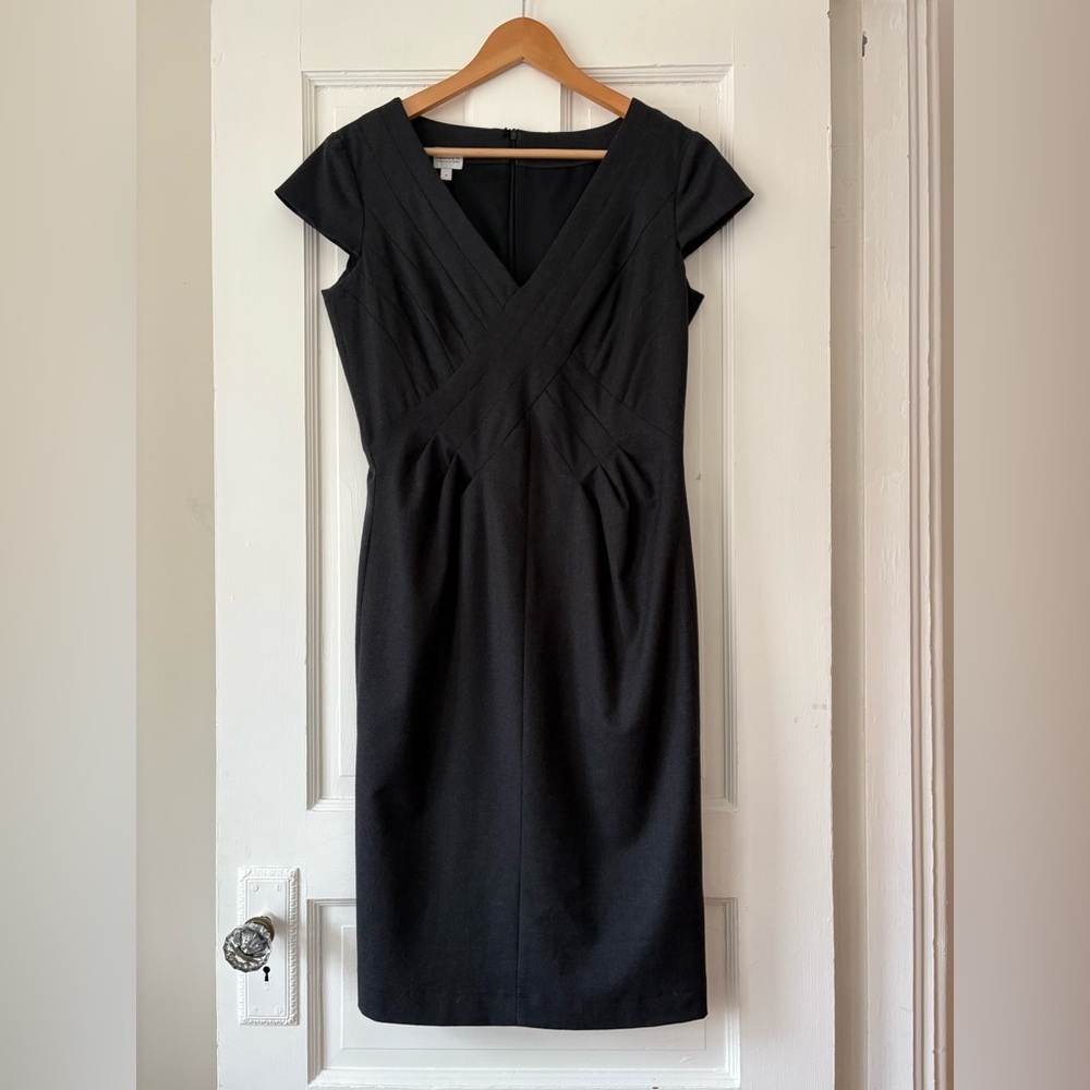 Armani Collezioni Wool Charcoal Dress​​ - Picture 5 of 11